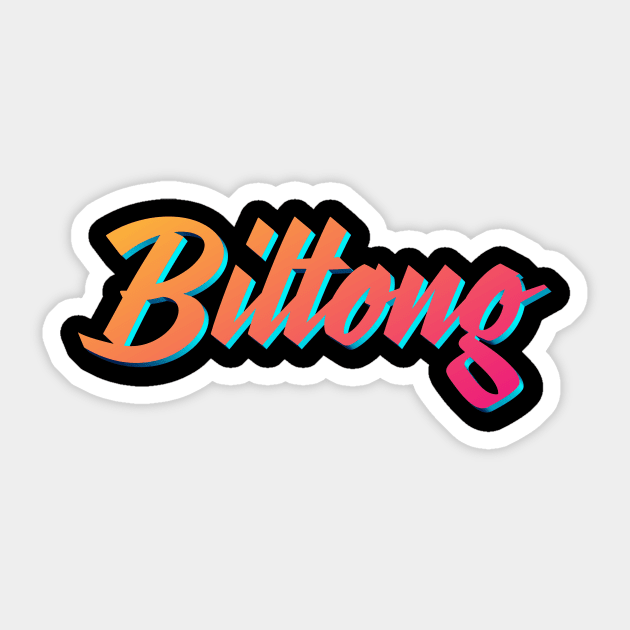 Biltong Sticker by Arend Studios